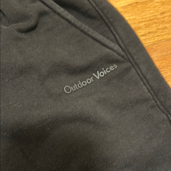 [3/$15] Outdoor Voices Black Joggers with Elastic Cuffs - Picture 4 of 6